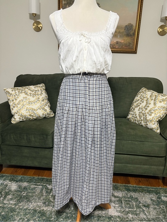 Christy Dawn Dresses & Skirts - Christy Dawn 100% organic Plaid Maxi midi midaxi gore gored Skirt